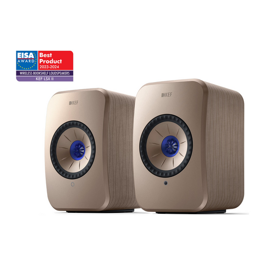KEF LSX II Beige Soundwave – par