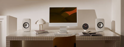 KEF LSX II LT – skrivebord hvit