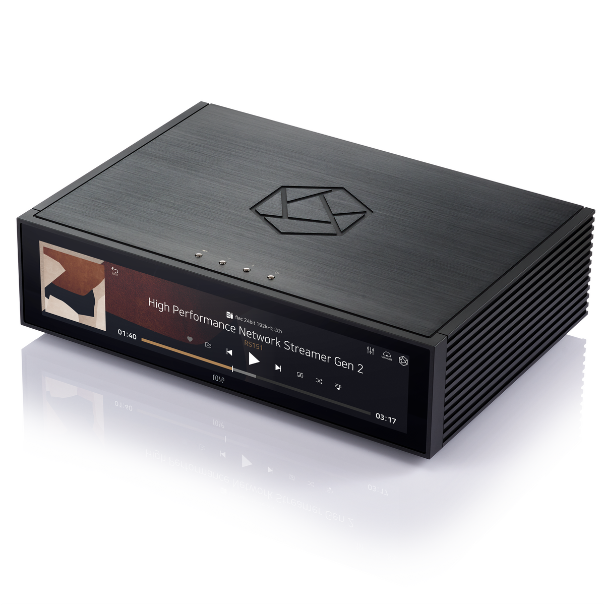 HiFi Rose RS151 Sort – hjørne