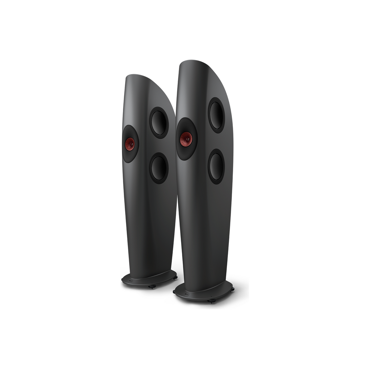 KEF Blade One Meta Kullgrå/rød – front