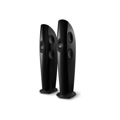 KEF Blade One Meta Piano sort/grå – front