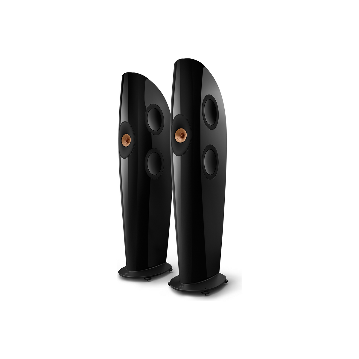 KEF Blade One Meta Piano sort/kobber – front