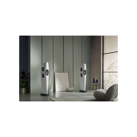 KEF Blade Two Meta Frosted blå/bronse – vinkel