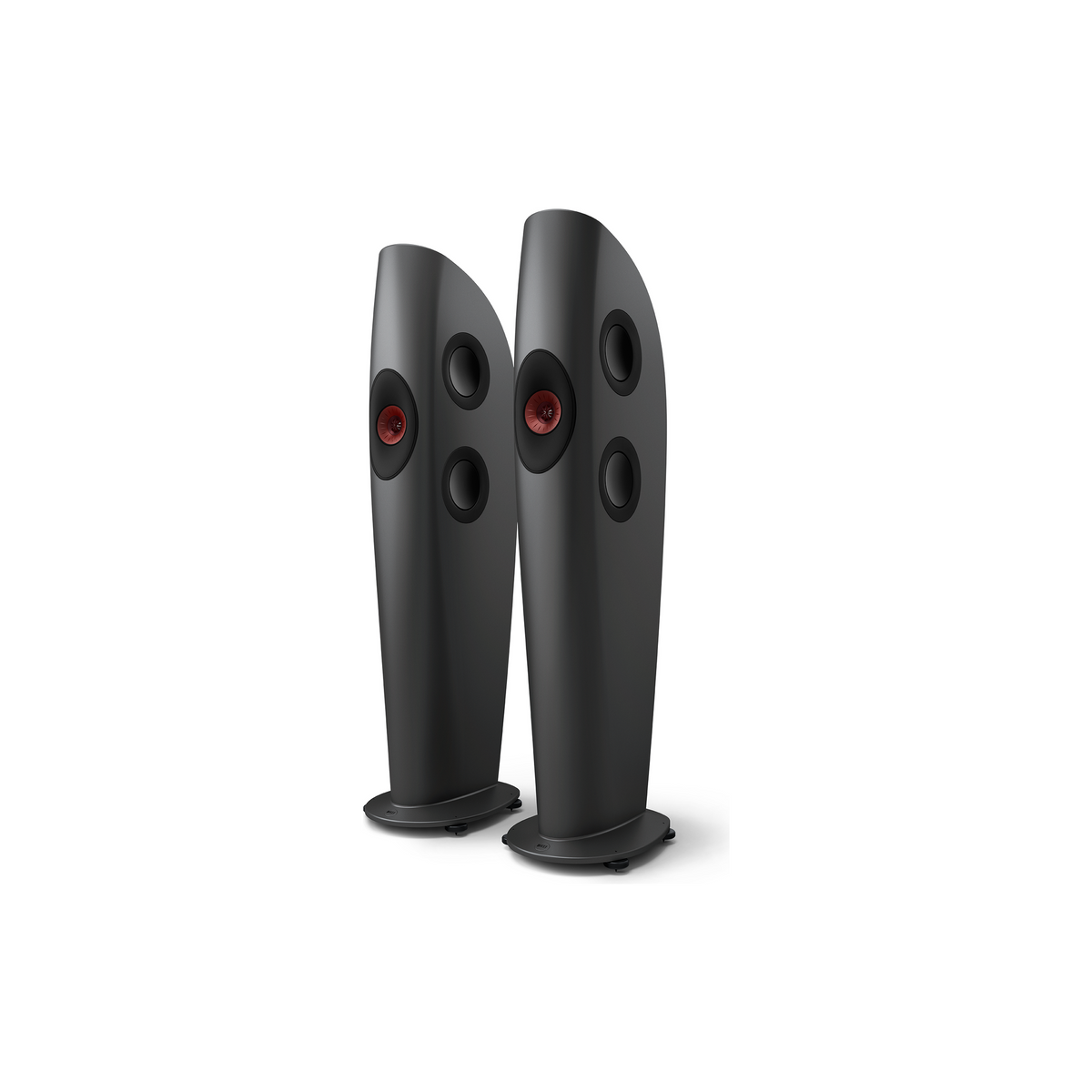 KEF Blade Two Meta Kullgrå/rød – front