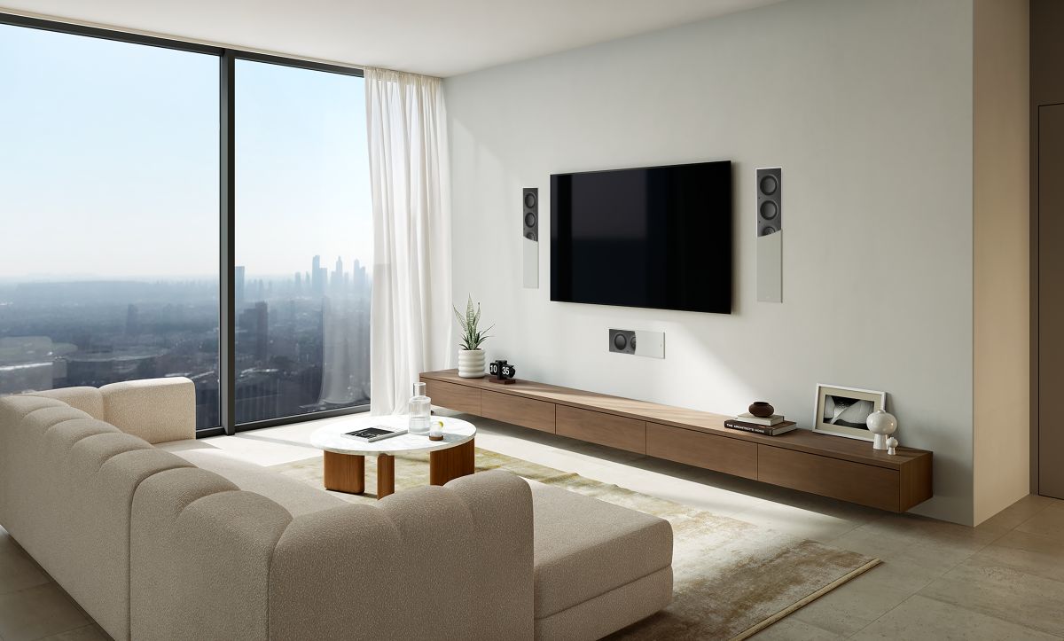 KEF Ci5120QLM-THX – installert med og uten grill