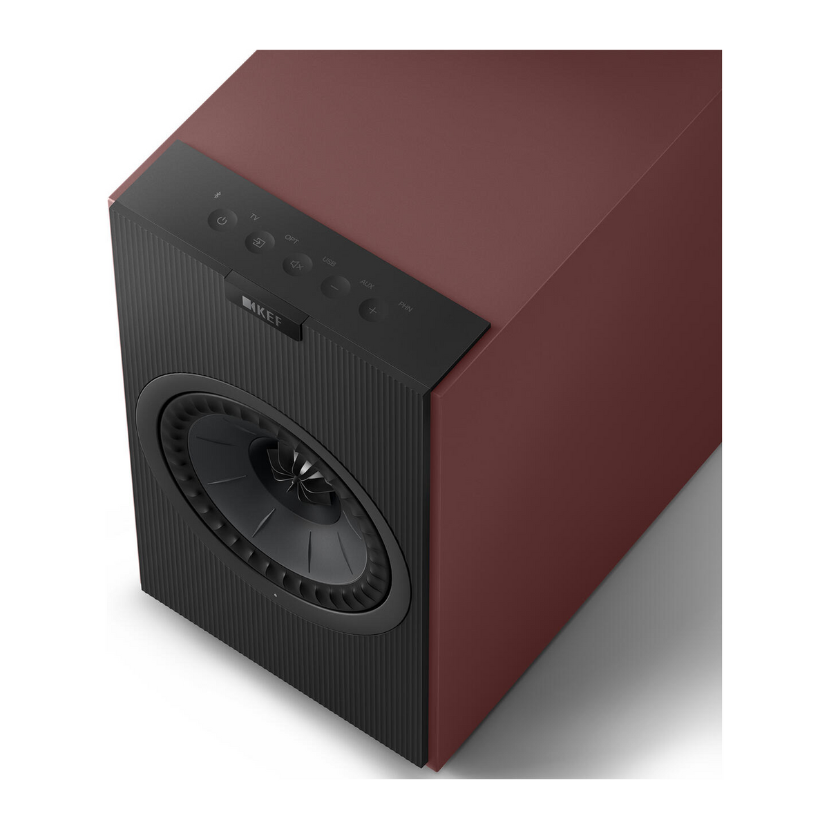 KEF Coda Wireless Burgunder – front/topp