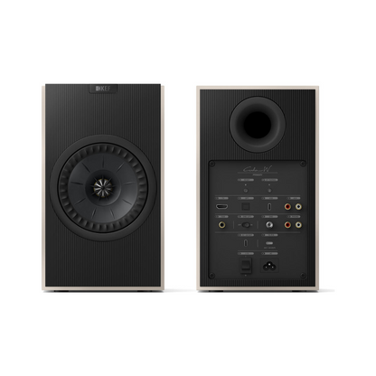 KEF Coda Wireless Nickel Grey – front/bak