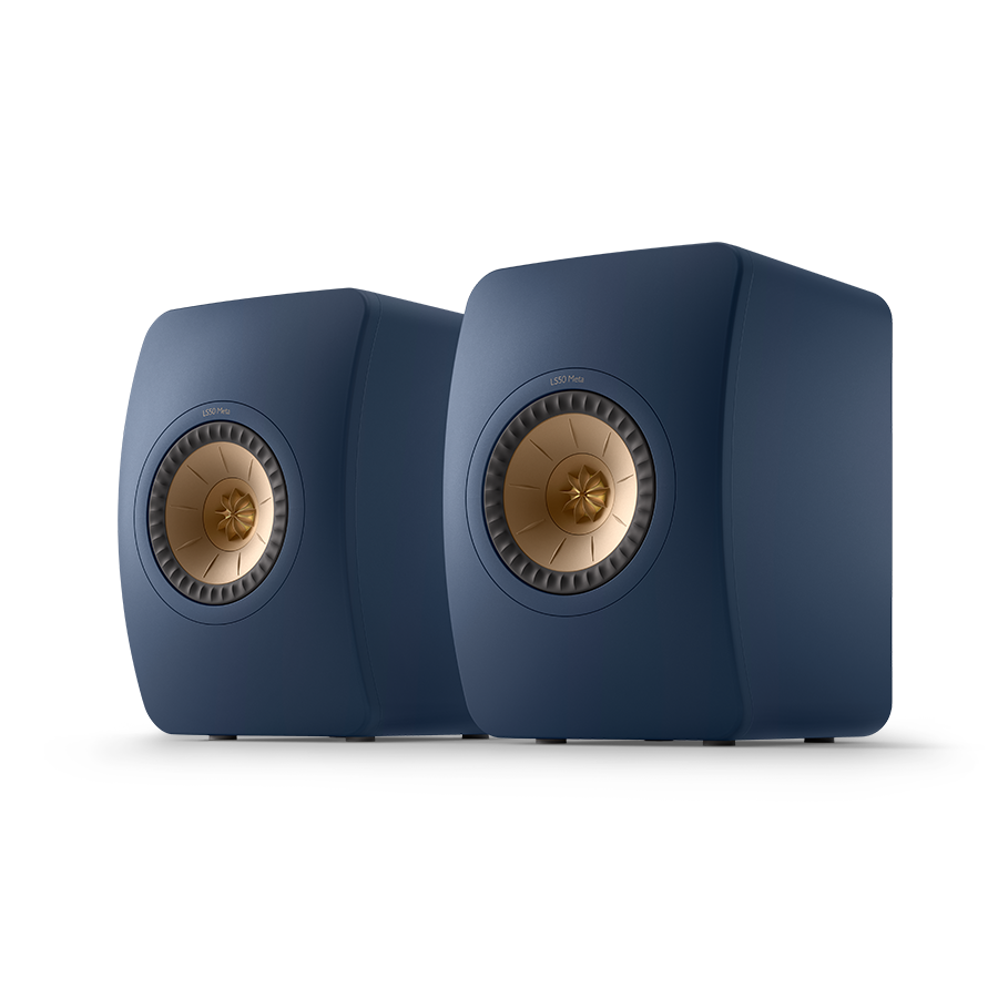 KEF LS50 Meta Blå – front/side