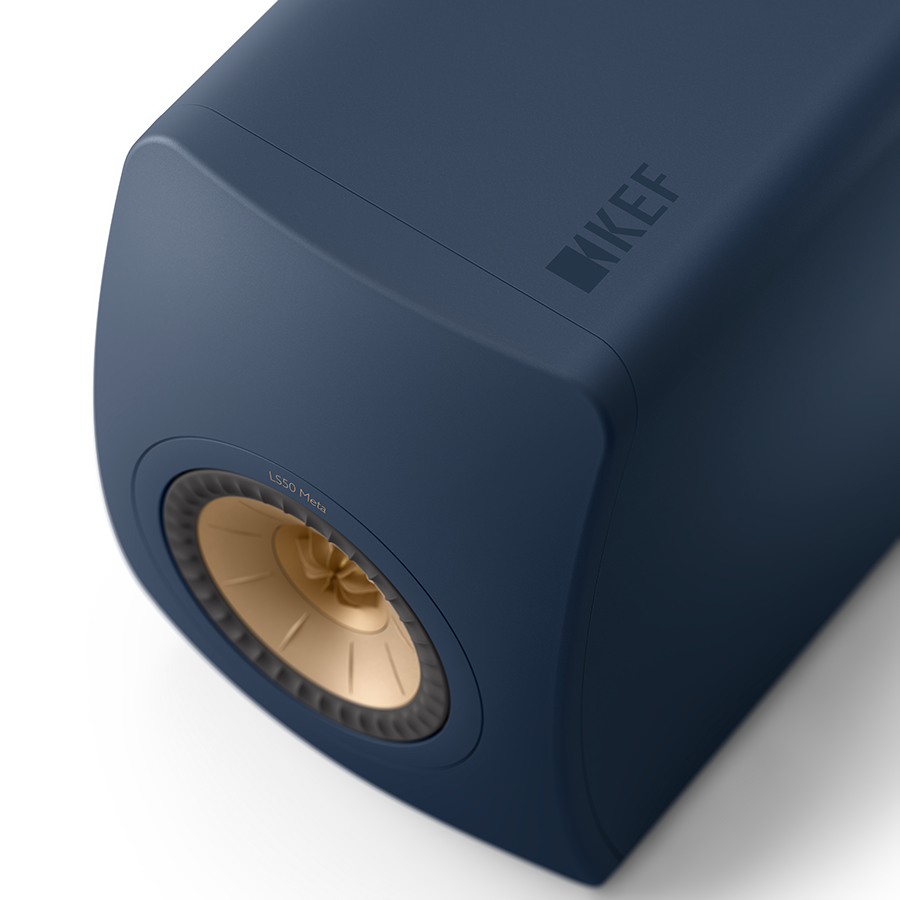 KEF LS50 Meta Blå – front/topp