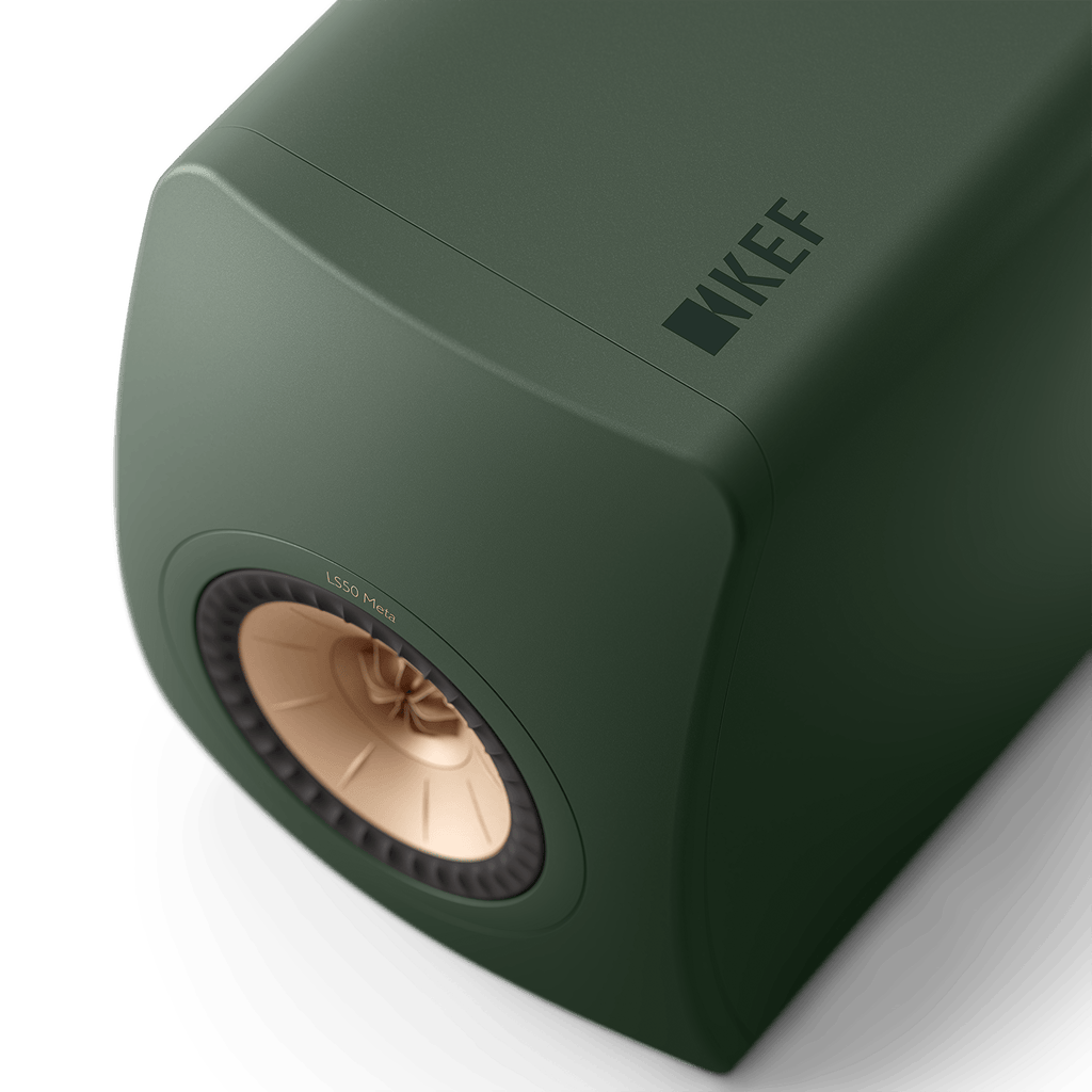 KEF LS50 Meta Moss Green – front/topp