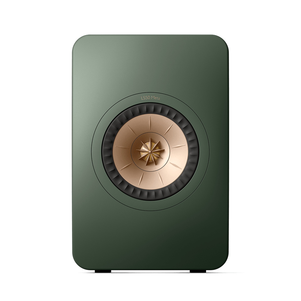 KEF LS50 Meta Moss Green – par front