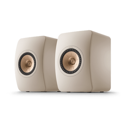 KEF LS50 Meta Sand Shell – front/side