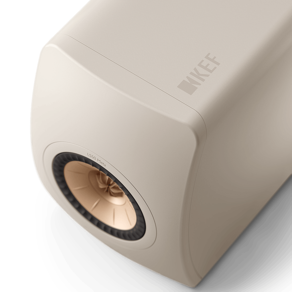KEF LS50 Meta Sand Shell – front/topp