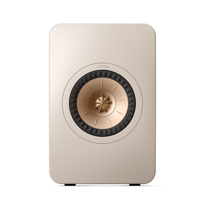 KEF LS50 Meta Sand Shell – par front