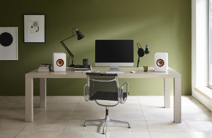 KEF LS50 Wireless II Hvit – hjemmemiljø