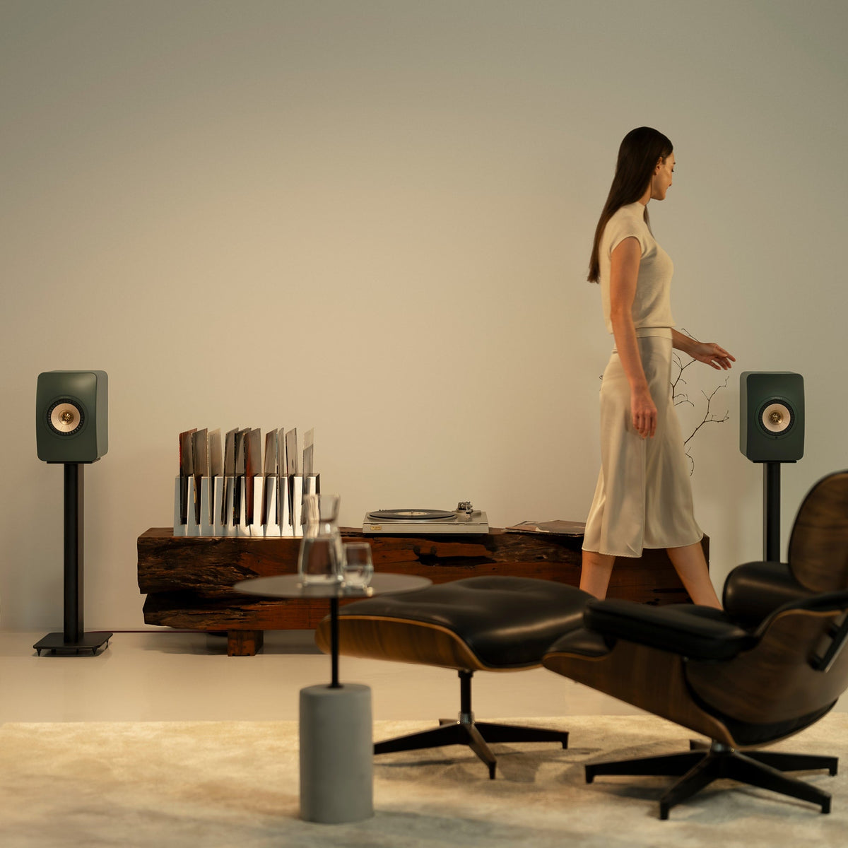 KEF LS50 Wireless II Moss Green – miljø