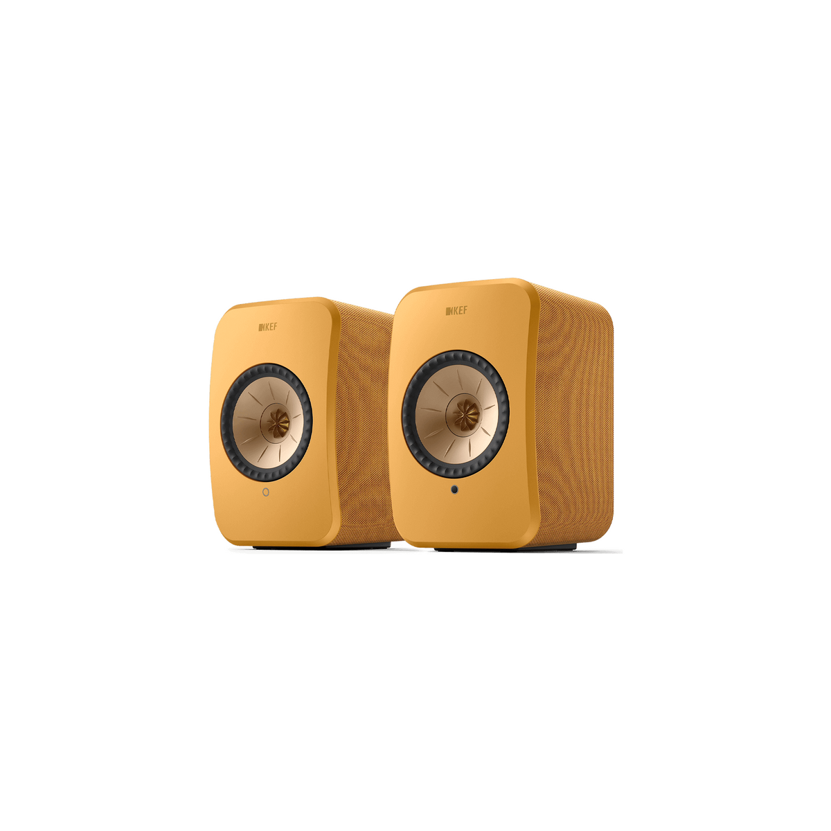 KEF LSX II Amber Haze – front