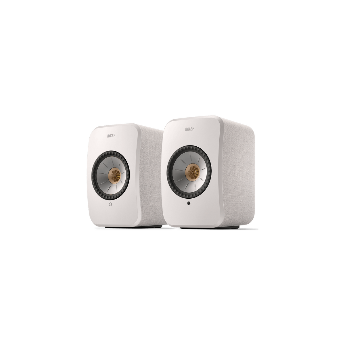 KEF LSX II Cotton White – front