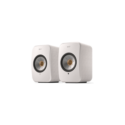 KEF LSX II Cotton White – front