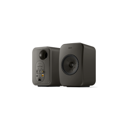 KEF LSX II LT Grå – front/bak