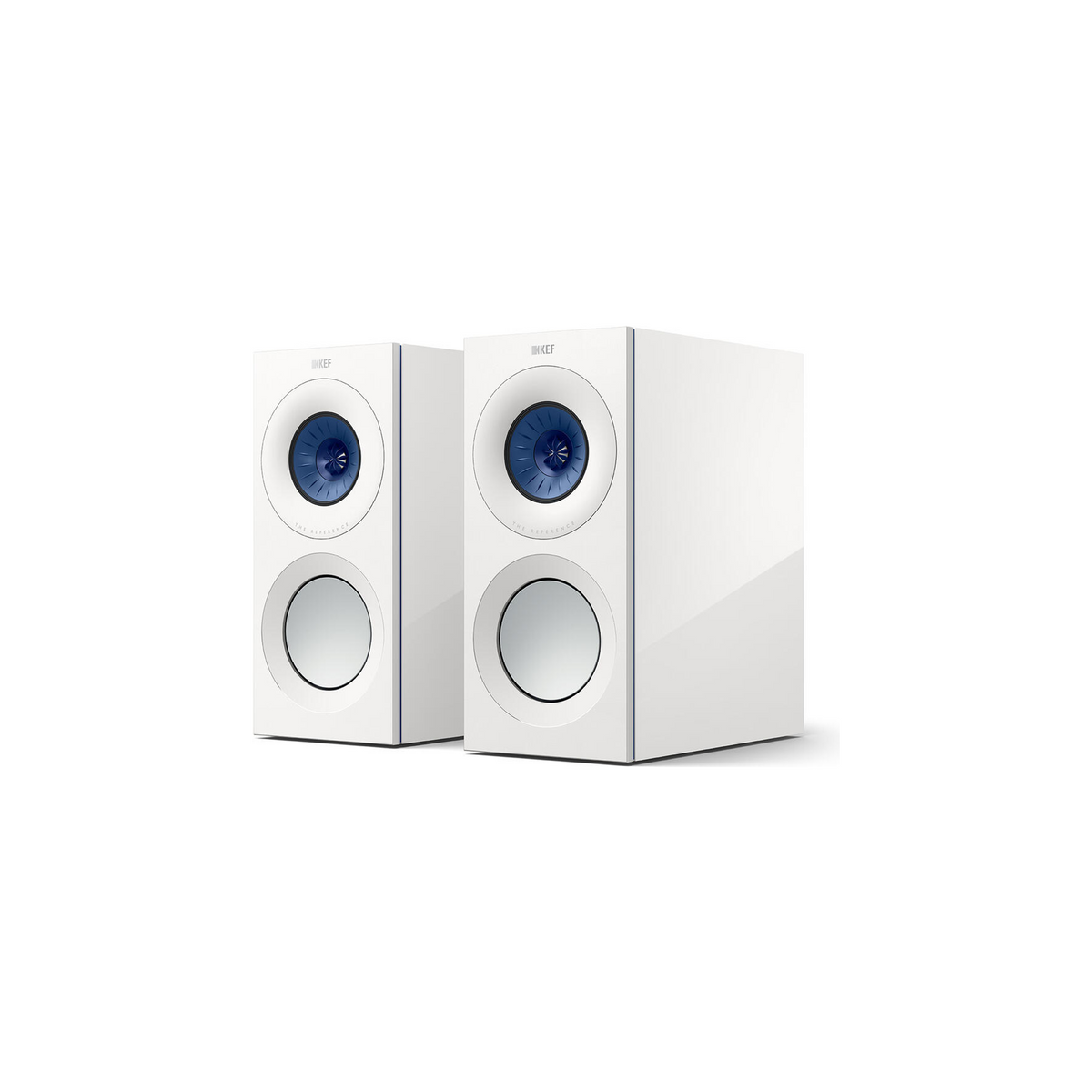 KEF Reference 1 Meta Hvit/Blå – front