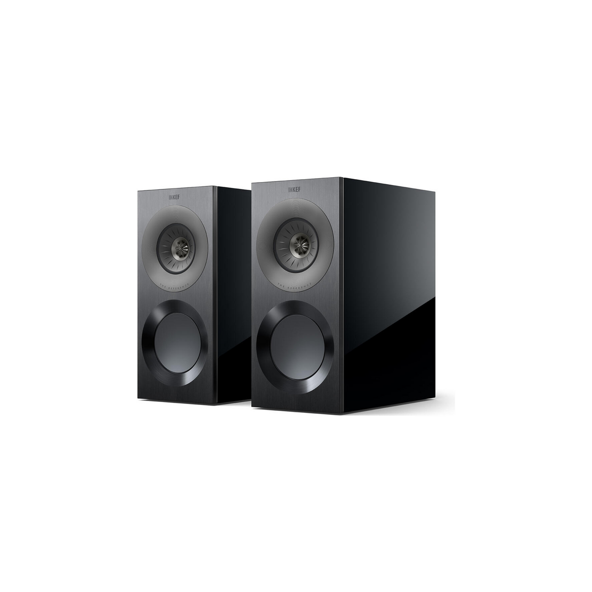 KEF Reference 1 Meta Pianosort/Grå – front