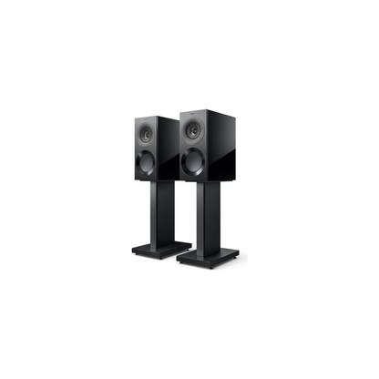 KEF Reference 1 Meta Pianosort/Grå – vinkel