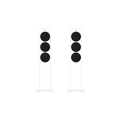 KEF Reference 3 Meta Hvit/Champagne – med grill