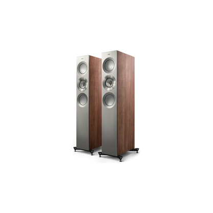 KEF Reference 3 Meta Valnøtt/Sølv – front