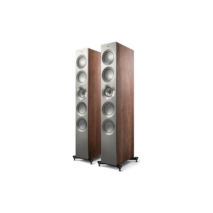 KEF Reference 5 Meta Valnøtt/Sølv – front