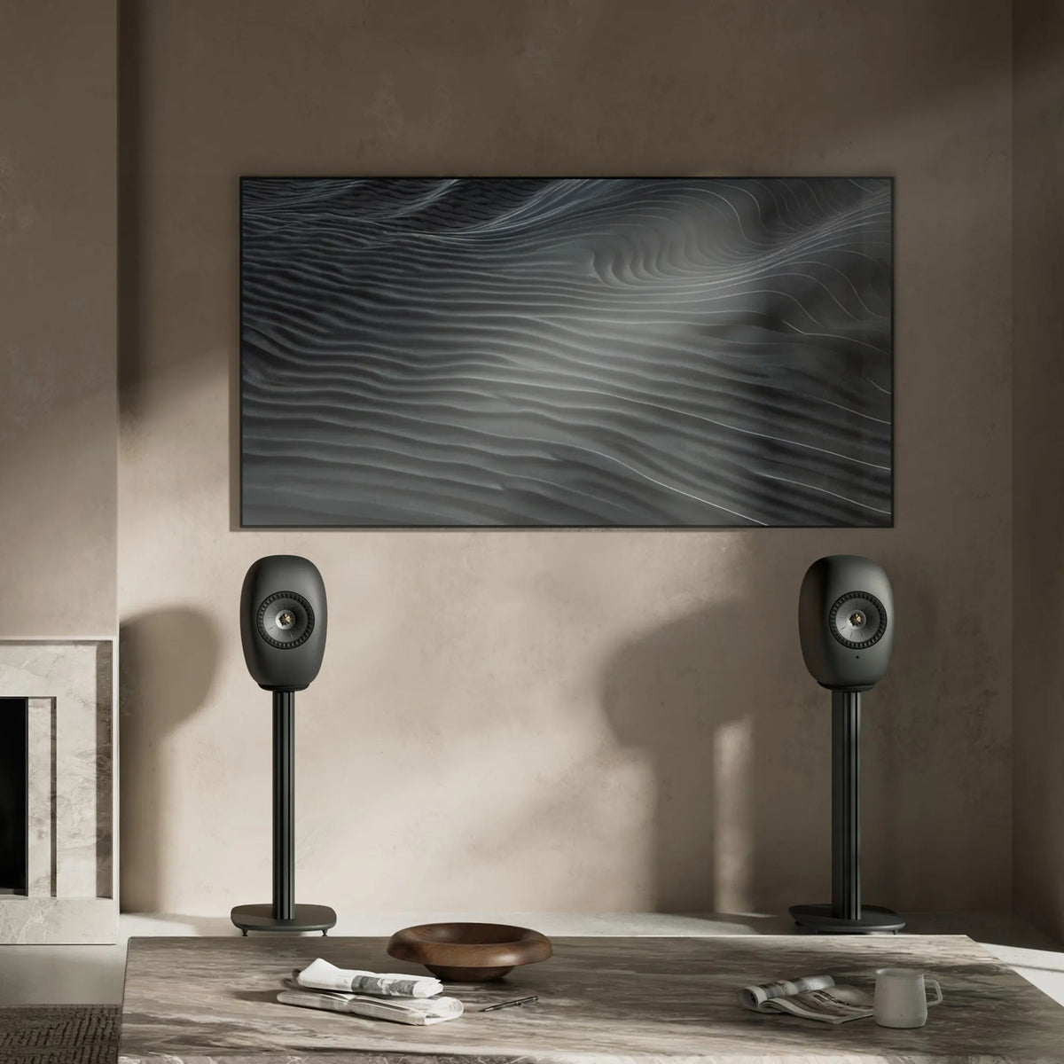 KEF S Luxe gulvstativ – miljø