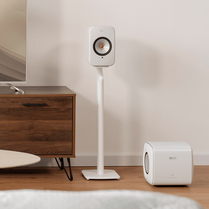 KEF S1 Stand Hvit – lifestyle