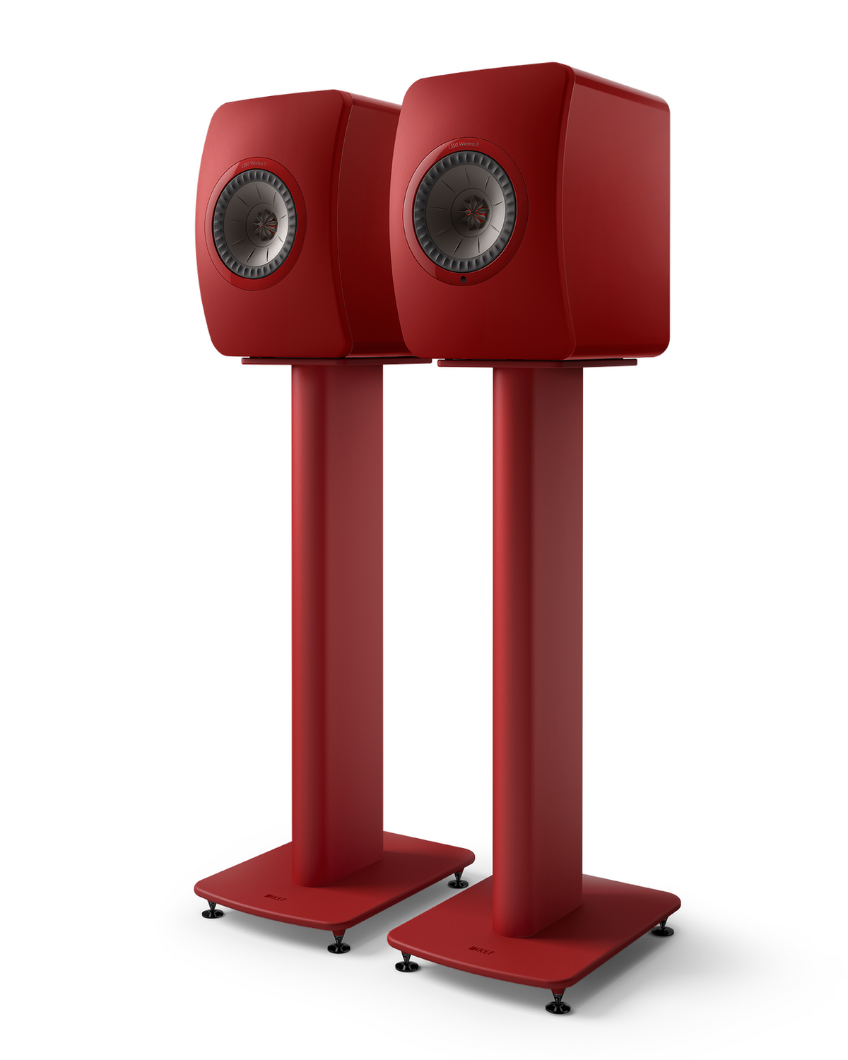KEF S2 Stand Rød – med LS50