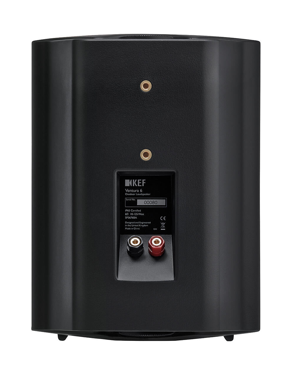 KEF Ventura 6 Sort – bakside