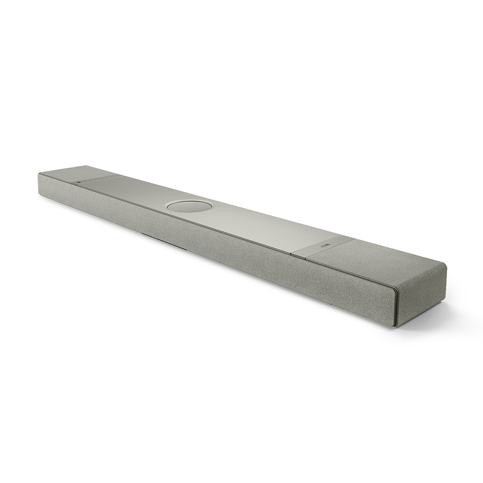 KEF XIO Sølvgrå – front/side