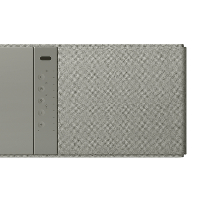 KEF XIO Sølvgrå – sidedetalj