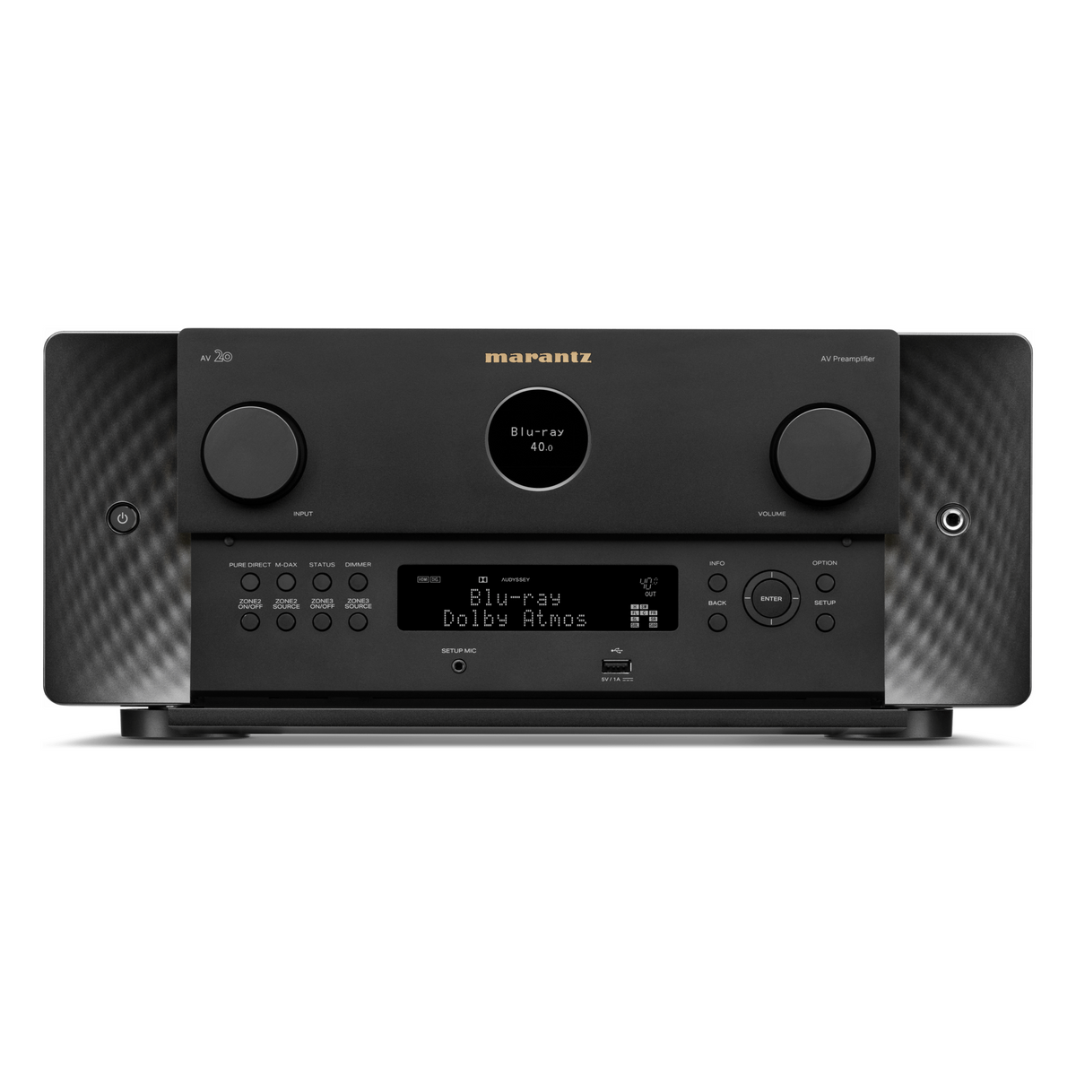 Marantz AV20 Sort – front åpen