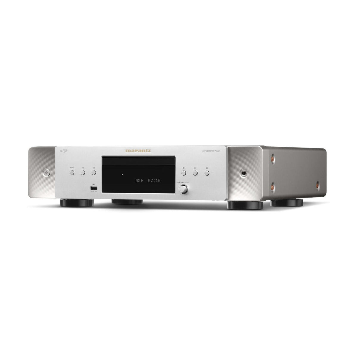 Marantz CD70 Sølvgull vinkel