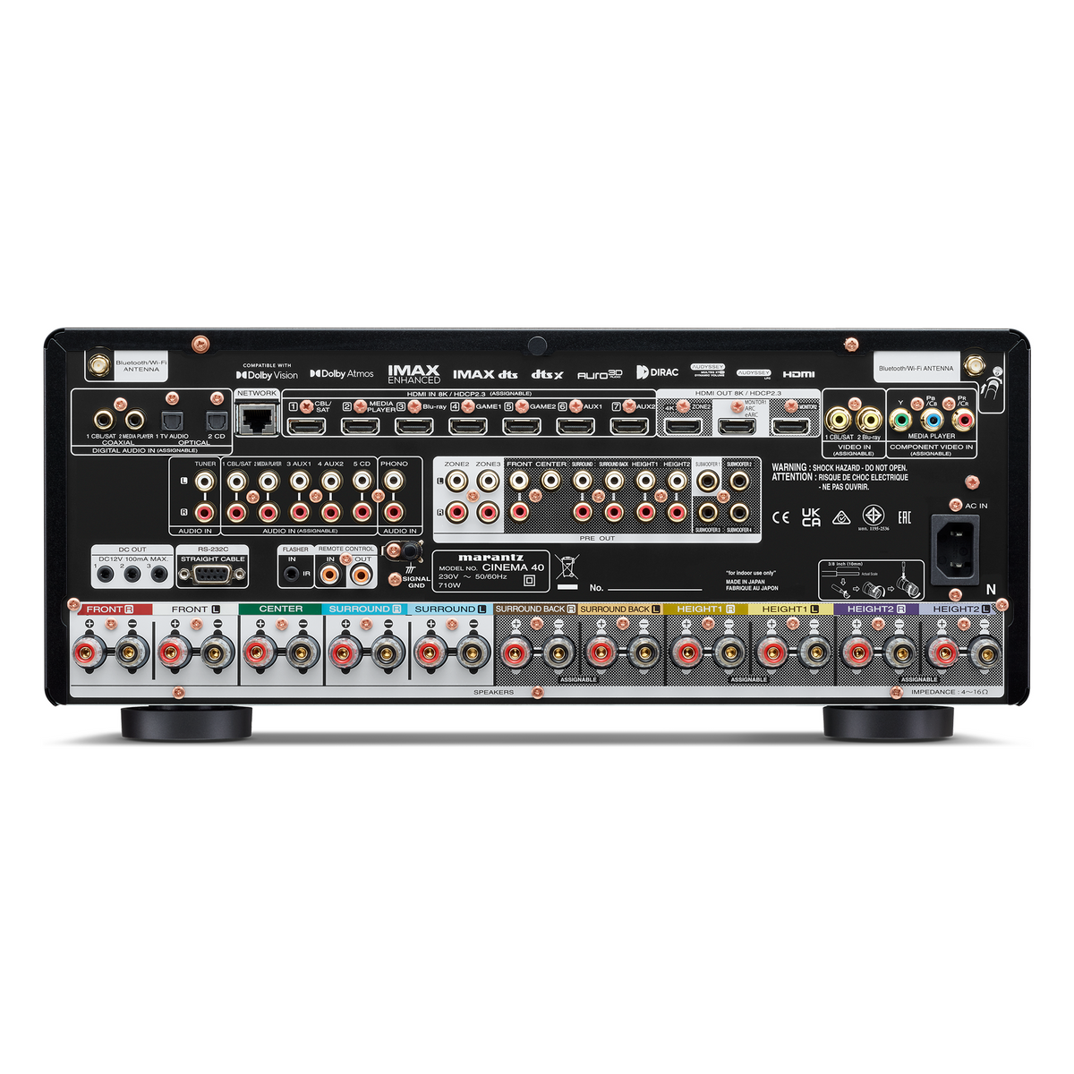 Marantz Cinema 40 Sort – bak