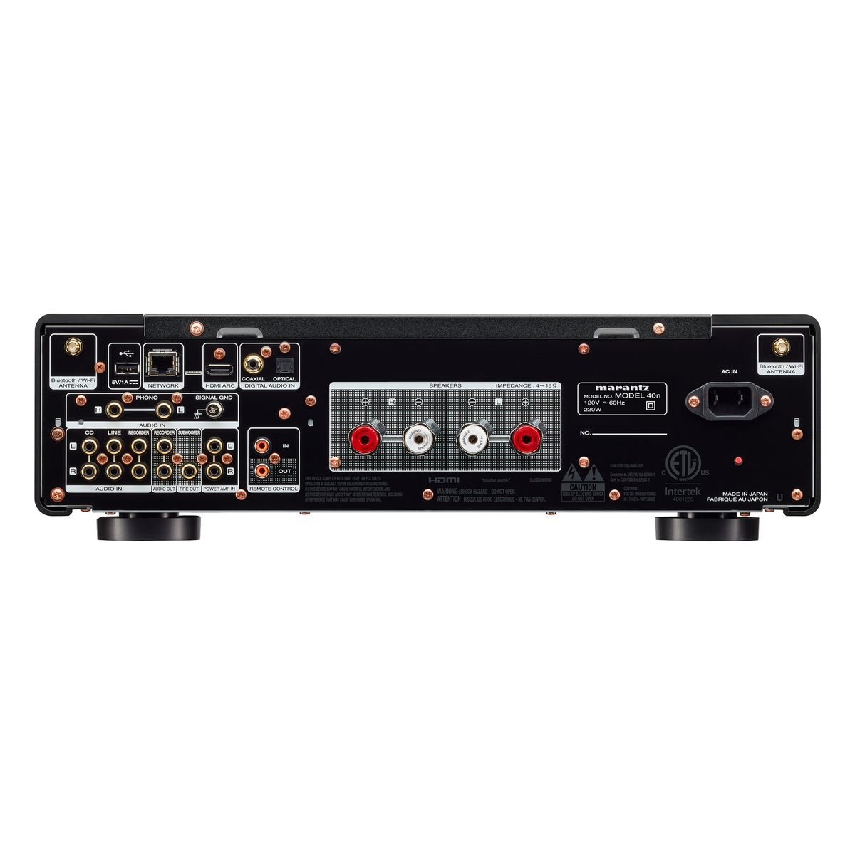 Marantz MODEL 40n Sølvgull – bak