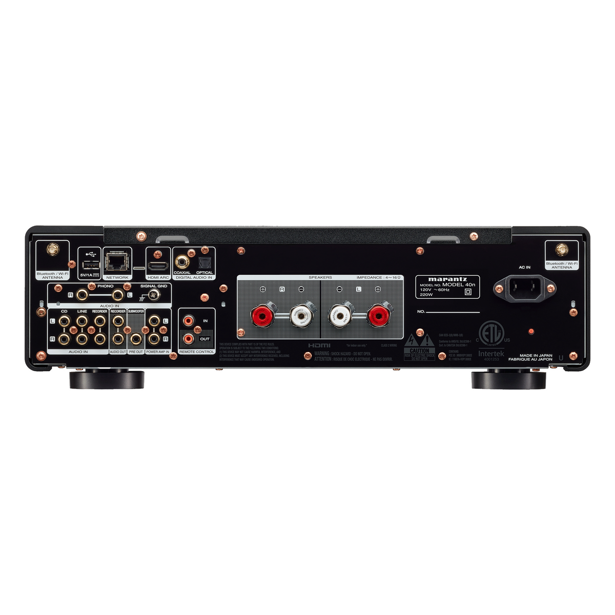 Marantz MODEL 40n Sort – bak