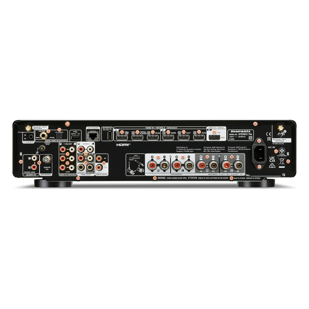 Marantz Stereo 70s Sort – bak