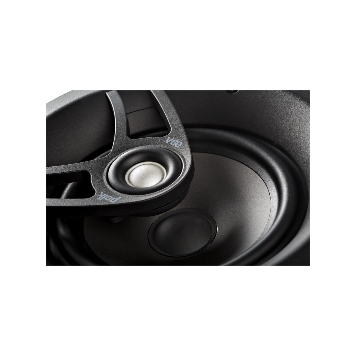 Polk V60 – skrått closeup