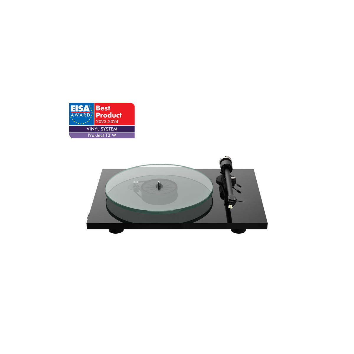 Pro-Ject T2 W Sort piano – produkt