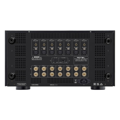 Rotel RMB-1587 MKII Sort – bakside