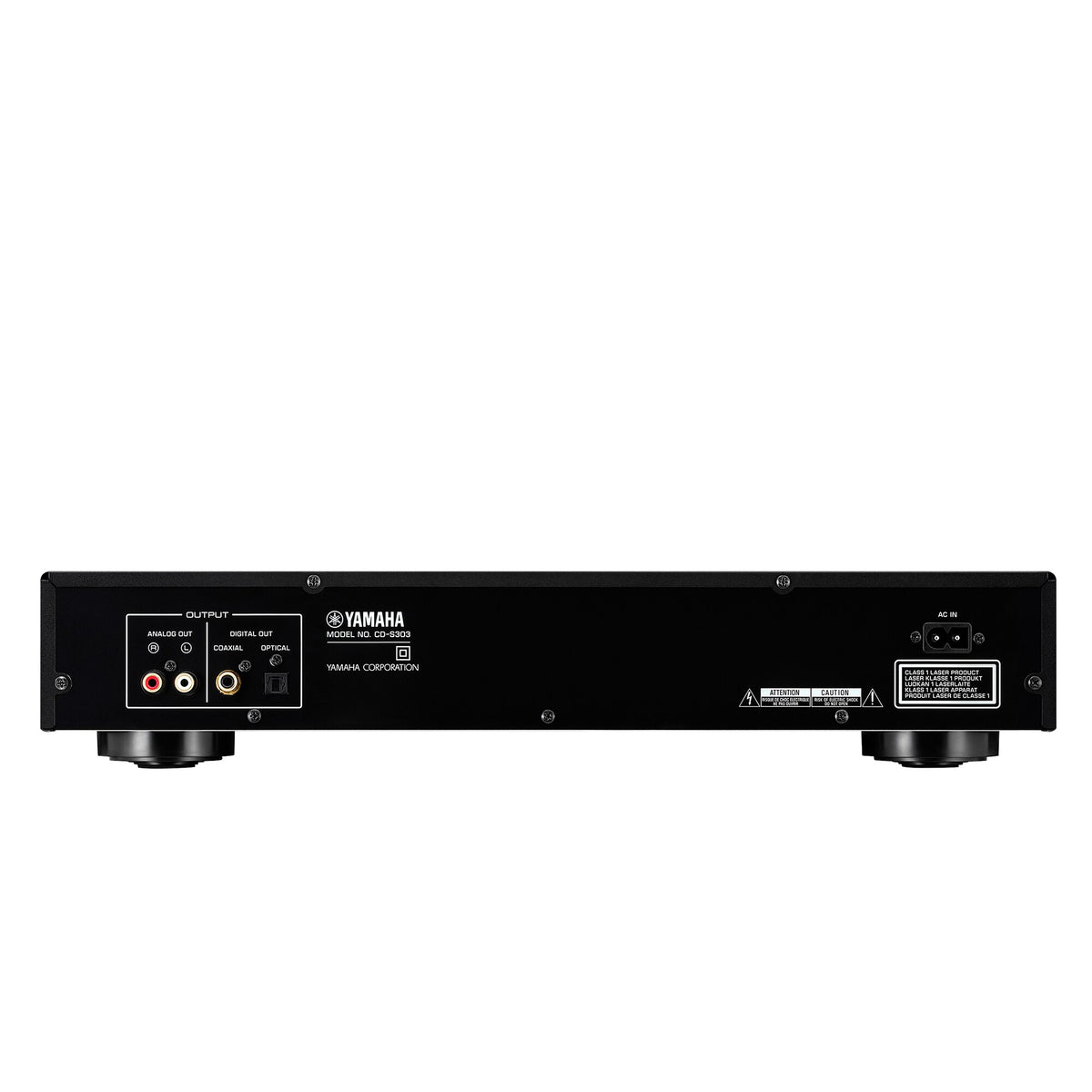 Yamaha CD-S303 – bakside