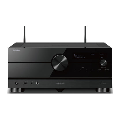 Yamaha RX-A6A Sort front med antenner
