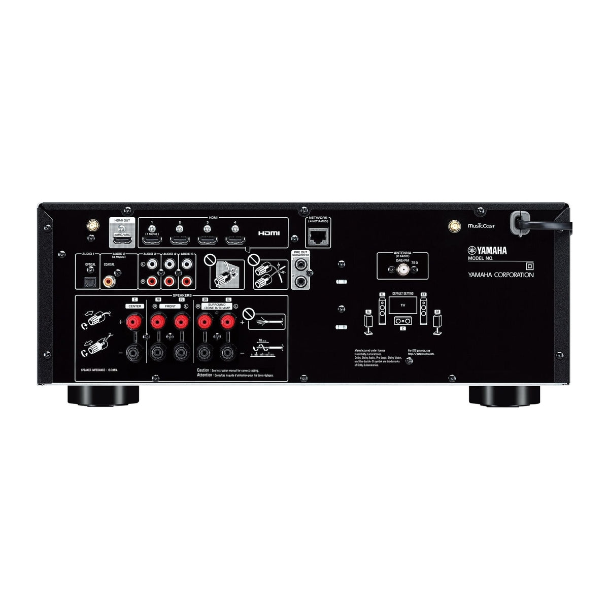 Yamaha TSR-400 bakside