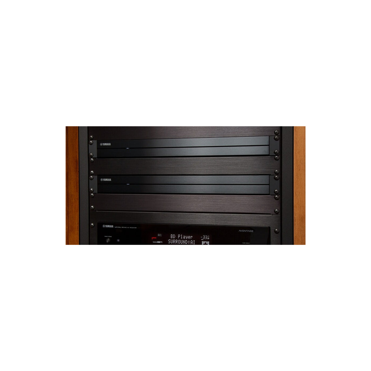 Yamaha XDA-AMP5400RK sammen med XDA-QS5400RK