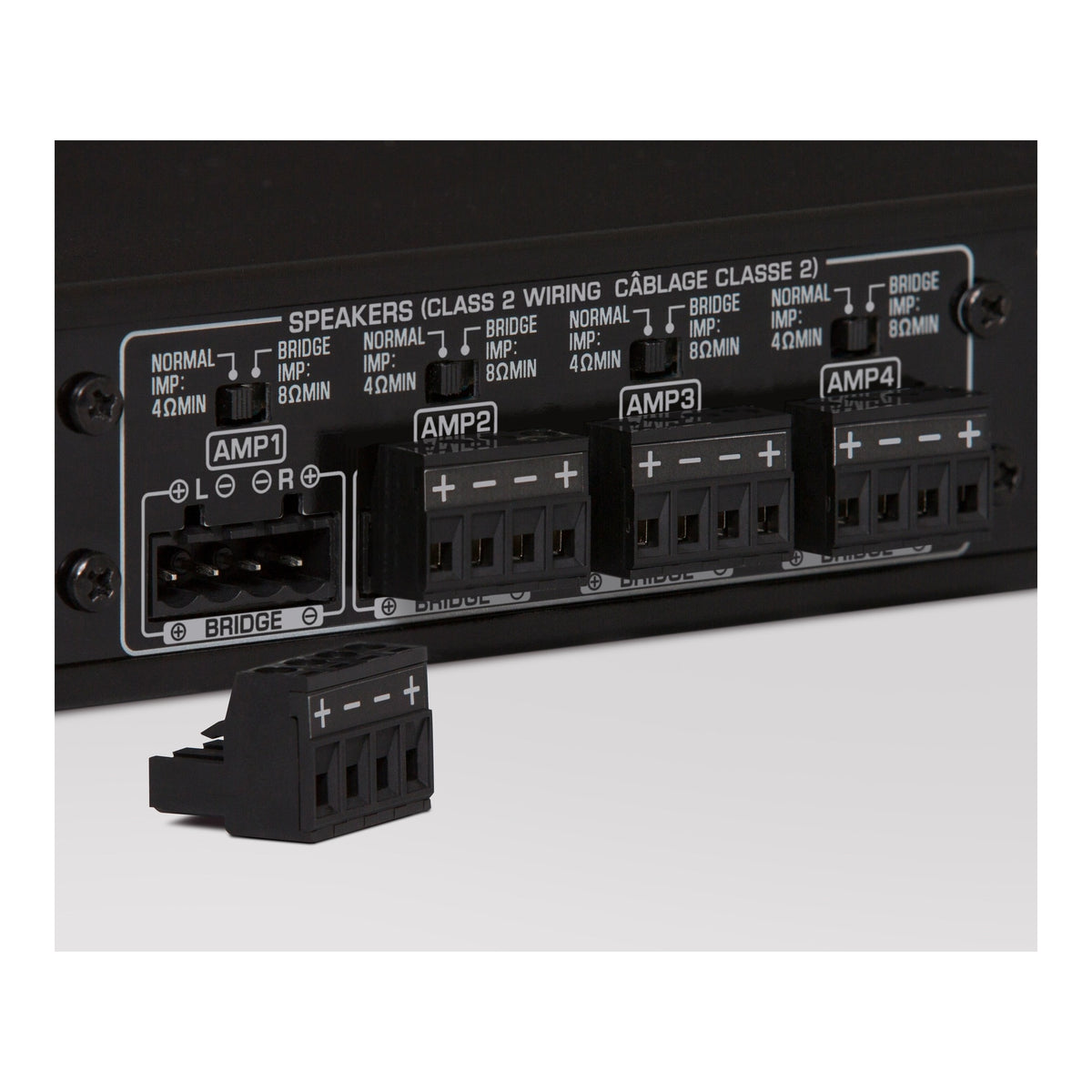 Yamaha XDA-AMP5400RK Euroblock-tilkobling